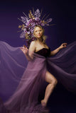 Bee J Stanley LuXee Couture Rental ~ Purple Passion Floral Headdress