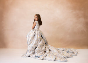 LuXee Couture Gown Rental~ Puff Petal Train Cape