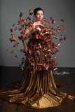 Avant-Garde Couture Gown Rental~Butterflies- Local Rental Only