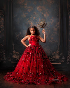 LuXee Couture Gown Rental~ Roses are Red