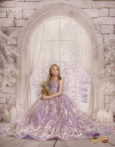 LuXee Couture Gown Rental~Bella Purple