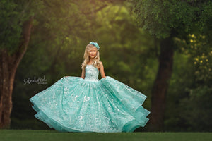 LuXee Couture Gown Rental~ Ariela Mint