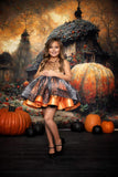 Cupcake Couture~ Halloween Ombré Spider Web Orange ~ Pre-Order