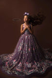 LuXee Couture Gown Rental~Bella Purple