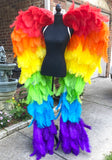 LuXee Couture Angel Wings~ Rainbow Baby