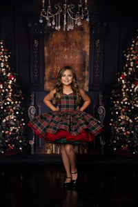 Cupcake Couture ~ Christmas Black Plaid ~ Reversible~ Pre-Order