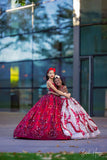 LuXee Couture Gown Rental~ Roses are Red