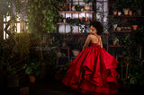 LuXee Couture Gown Rental~ Roses are Red