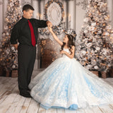 LuXee Couture Gown Rental~ Enchanted Snowflakes