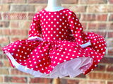 Vintage Couture~ Insanely Poofy Love Dots